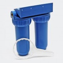 Колба фильтра NatureWater SLD 1&quot;, ДВОЙНАЯ SL10 (синяя, NW-BR10B2)