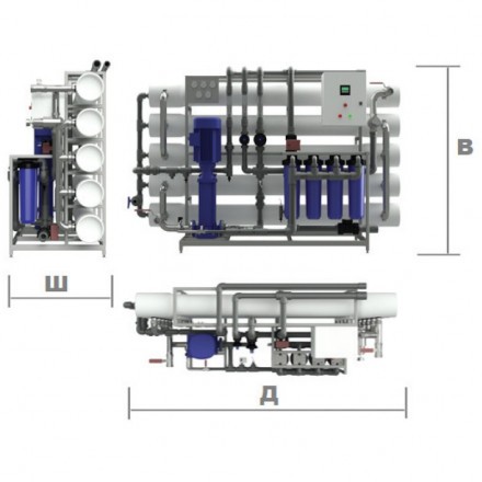 Опреснительная установка RO DS-50 серия 8760