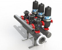 Дисковый фильтр серии L с автомат.  блоком промывки, 110х3х3&quot; (3F3LA4B) до 75м3